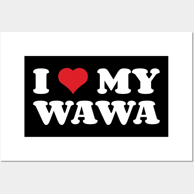 I Heart My Wawa Wall Art by Emma